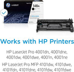 HP 148A Black Laserjet Toner Cartridge | This Cartridge Works Laserjet Pro 4001 - Image 2
