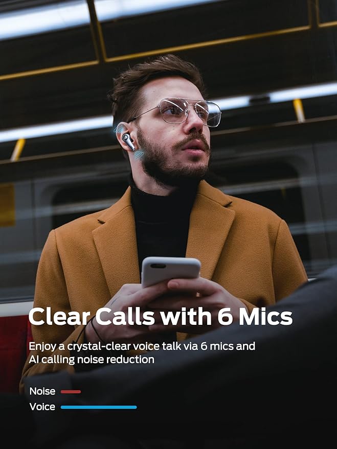 Monster Clarity 8.0 Hybrid Active Noise Cancelling Wireless Earbuds, 42dB - Image 3