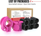 Barbell Clips 1 Inch Quick Release Weight Clamps 0.9-1.18inch Multi-Size - Image 7