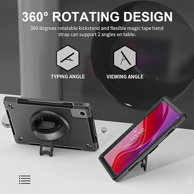 Junfire Protective Case for Lenovo Tab M11/Tab K11 LTE 11-inch 2024, Shockproof - Image 3