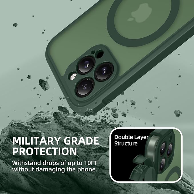 BERFY Magnetic for iPhone 13 Pro Max Case, Compatible - Image 7