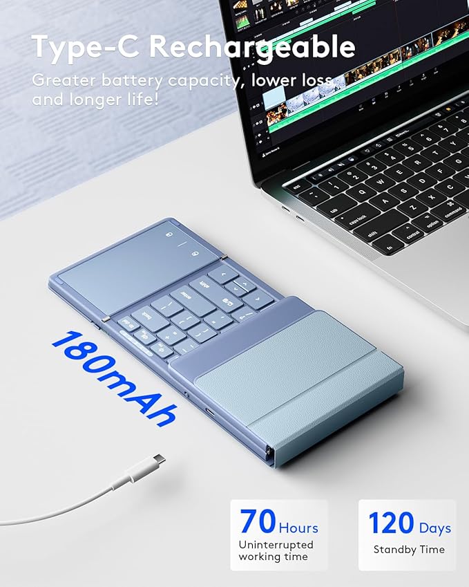 Samsers Foldable Bluetooth Keyboard - Image 5