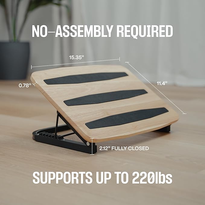 Adjustable Under Desk Foot Stool - Image 6
