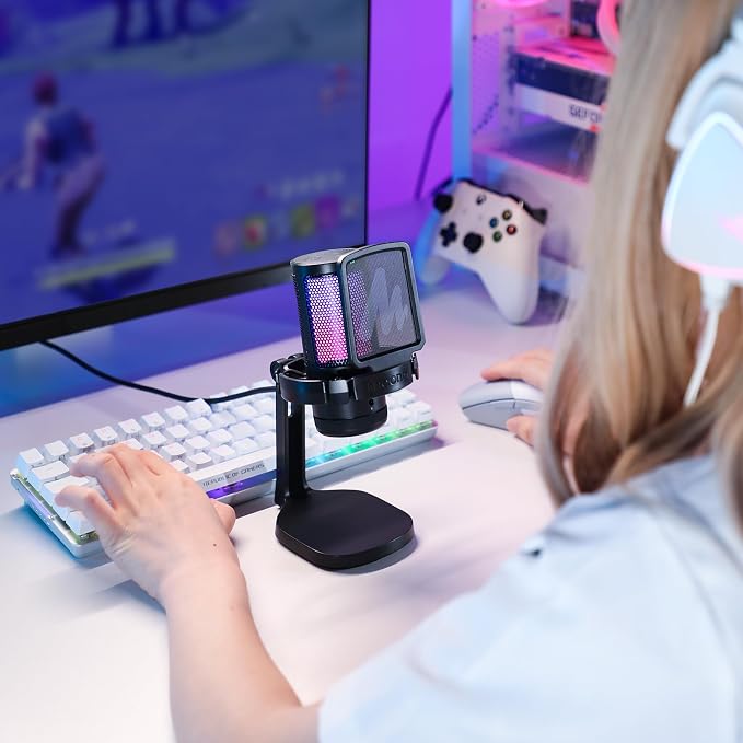 MAONO USB Gaming Microphone for PC, Noise Cancellation Condenser Mic - Image 9