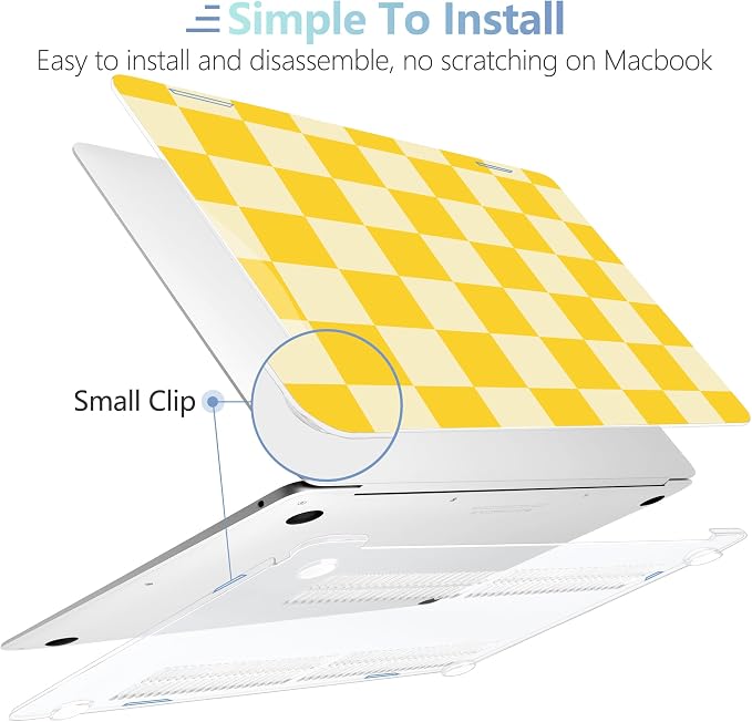 MEEgoodo for MacBook Air 13 inch Case 2021 2020 2019 2018 Released A2337 M1 - Image 4