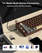 Redragon K752 Wireless Mechanical Keyboard, 60% Gasket Mount Gaming Keyboard - Image 5
