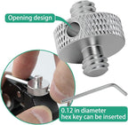 Camera Mount Screw 1/4" Male to 1/4" Male & 1/4" to 3/8" Tripod Screw Adapter - Image 3
