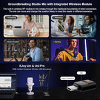 COMICA Wireless USB Microphone for Computer and Smartphone, 48kHz/24bit RGB - Image 3