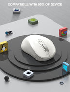 Trueque Wireless Mouse for Laptop, 2.4GHz Ergonomic Computer Mouse - Image 8
