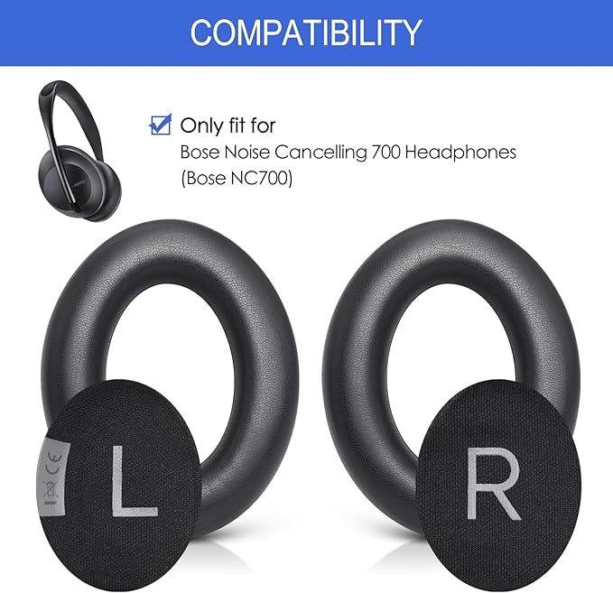 Replacement Ear Pads for Bose NC700 Noise Cancelling Headphones, Upgrade - Image 2