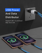Mini USB Hub 3-Port USB Splitter 1 in 3 Out, USB Expander Adapter - Image 4