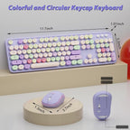 Wireless Typewriter Keyboard and Mouse - Image 6