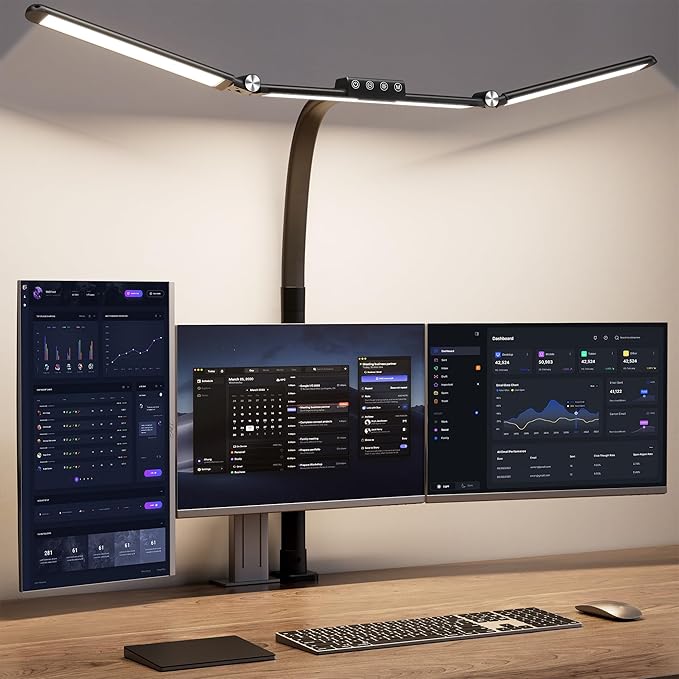 Large Desk Lamps for Home Office, 39.3" Architect Desk Lamp by WIHTU