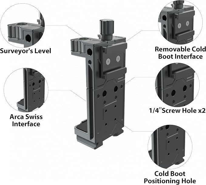 Metal Phone Tripod Mount Adapter Adjustable Phone Mount - Image 5