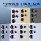 for Samsung Galaxy S25 Ultra Camera Lens Protector, Individual Metal Ring - Image 7