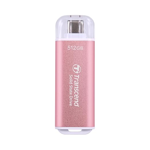 Transcend 512GB External SSD, USB 3.2 Gen2, Portable SSD - Image 2