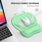 TECKNET Gel Mouse Pad with Wrist Rest, Ergonomic Office Mousepad with Wrist - Image 4