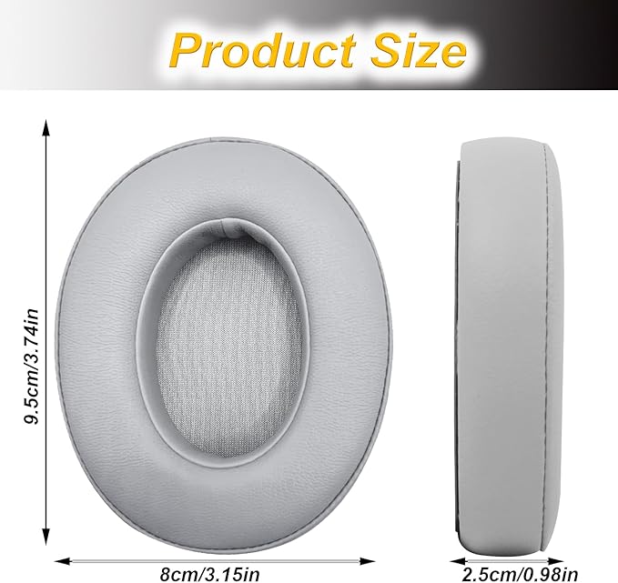 Replacement Ear Pads Cushions for Beats Studio（B0501、B0500），Beats Studio 2 & - Image 3