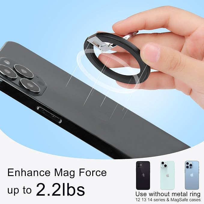 Magnetic Phone Grip for MagSafe, EI Sonador Magnet Phone Ring Holder, Compatible - Image 2