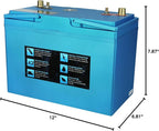 Deep Cycle Lithium Ion Marine Battery Group 27 Dual Terminal Replaces Optima - Image 8