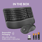 Logitech Wave Keys MK670 Combo, Wireless Ergonomic Keyboard - Image 10