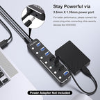 USB Hub, VKUSRA 7 Port USB Hub 3.0 - Image 5