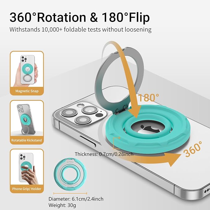 OPSO Magnetic Phone Ring Holder - Image 3