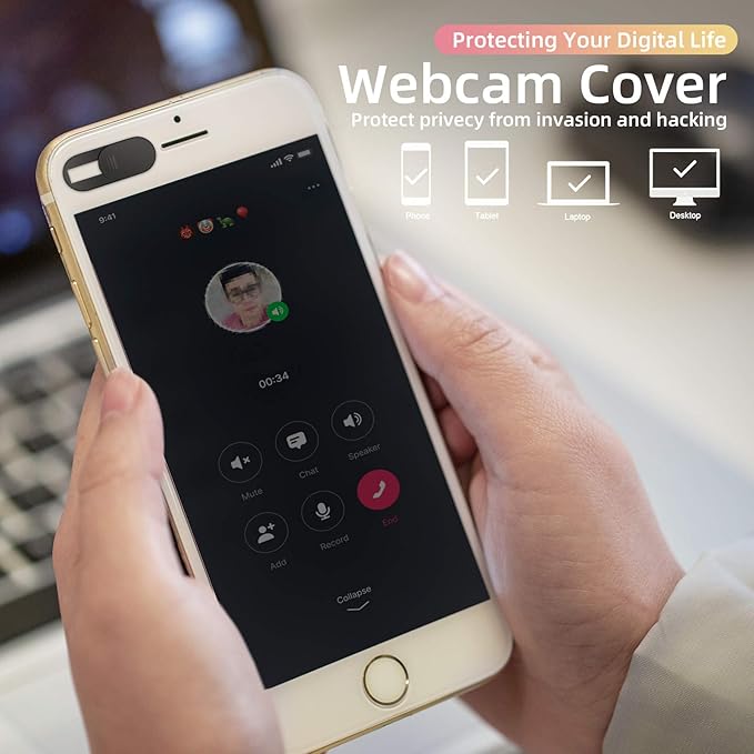 Webcam Cover, Ultra-Thin Camera Cover Slide - Image 8