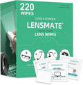 Lensmate 220 Count Lens Wipes for Eyeglasses, Pre-Moistened & Individually by Unknown