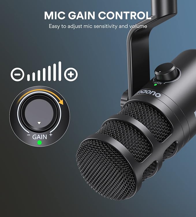 MAONO USB Dynamic Microphone, Podcast Recording Microphone - Image 5
