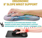 Hokafenle Ergonomic Mouse Pad Wrist Support, Wrist Rest Mousepad - Image 4