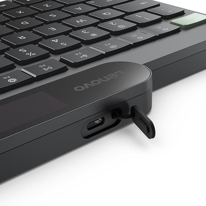 Lenovo 800 Self-Charging Bluetooth Keyboard, Uses Ambient Light - Image 14