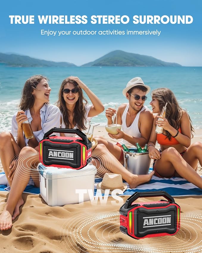 Speakers Bluetooth Wireless: 80W Loud Speaker - Image 5