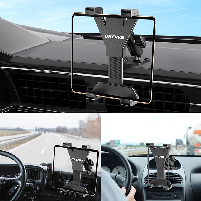 OHLPRO Heavy Duty Drill Base Tablet Holder Car Mount, iPad Mount - Image 2