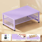 ECOLOVI 2-Tier Computer Monitor Stand Riser, Desk Organizer - Image 7