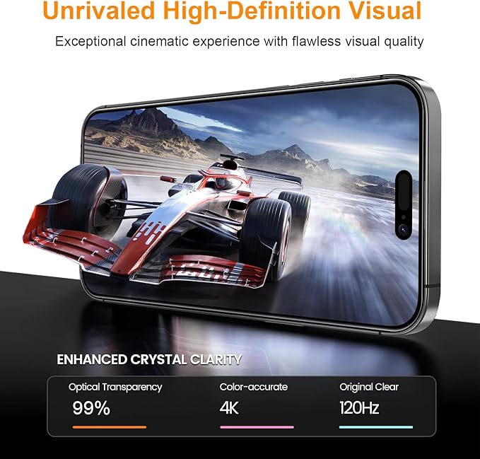 OneFish Full Edge Coverage Tempered Glass Screen Protector - Image 5