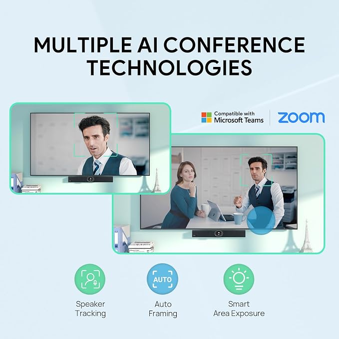 Yealink UVC40 E2 USB Conference Room Camera System 4K Video Conference Camera - Image 3