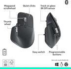Logitech MX Master 3S Bluetooth Edition Wireless Mouse, No USB Receiver - Image 6