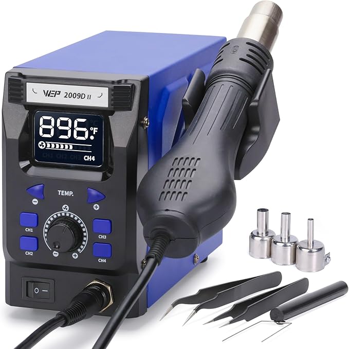 WEP 2009D-II Hot Air Soldering Station, Hot Air Rework Station by WEPTOOLS