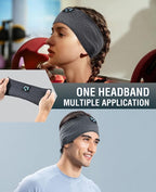 Perytong New Sleep Headphones Bluetooth Headband, Wireless Soft Sleeping - Image 7