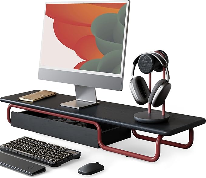 Fenge Dual Monitor Riser, 37 Inch Monitor Stand by Fenge