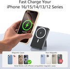 YUJE for Magsafe Battery Pack Magnetic Power Bank 10000mAh, Wireless Portable - Image 6