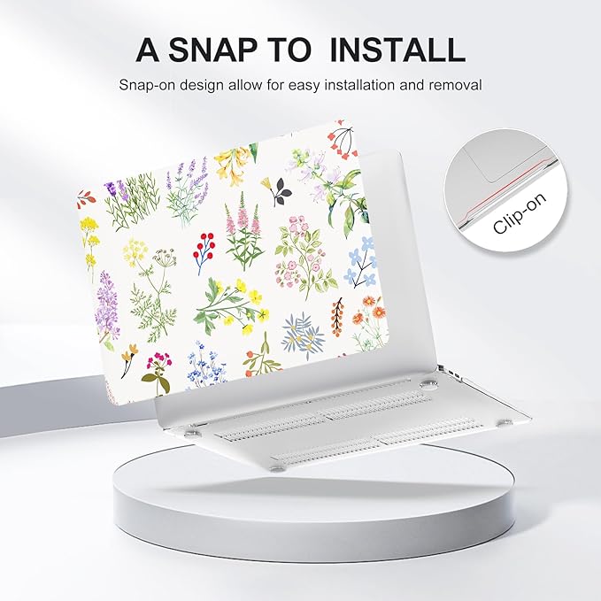 iCasso Compatible with MacBook Air 13 inch Case 2020-2018 Release M1 A2337 - Image 5