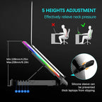 TopMate C11 Laptop Cooling Pad RGB Gaming Notebook Cooler, Laptop Fan Stand - Image 3