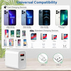 iPhone Charger Fast Charging Block, Dual Port Fast Apple iPhone Charger2Pack - Image 3