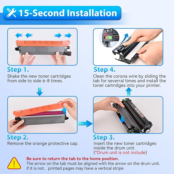 TN229XL TN229 Toner 5 Pack Compatible Replacement - Image 5