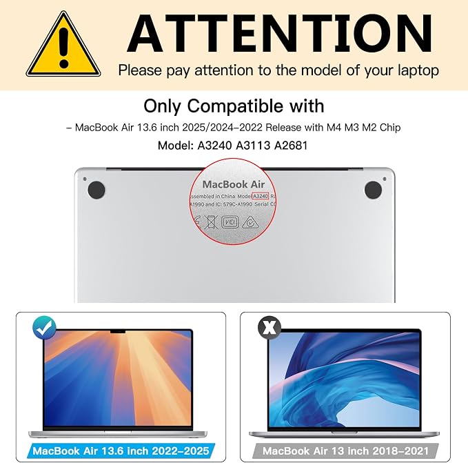 FILMEXT MacBook Air M2 13.6-inch Screen Protector, Privacy Shield, 2022 Release - Image 2