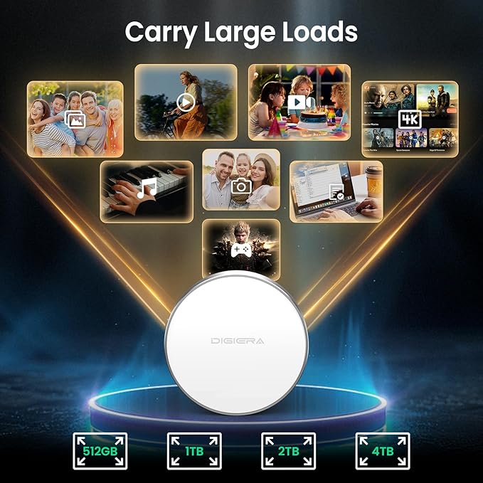 1TB Magnetic Portable SSD, External Solid State Drives - Image 6