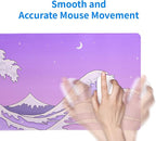 Purple Japanese Sea Wave Gaming Mouse Pad - Image 7