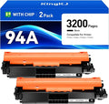 94A High Yield Toner Cartridge Black 2-Pack by KingKJInkToner